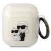 Karl Lagerfeld KLA2HNKCTGT Airpods 1/2cover transparent Glitter Karl&Choupette
